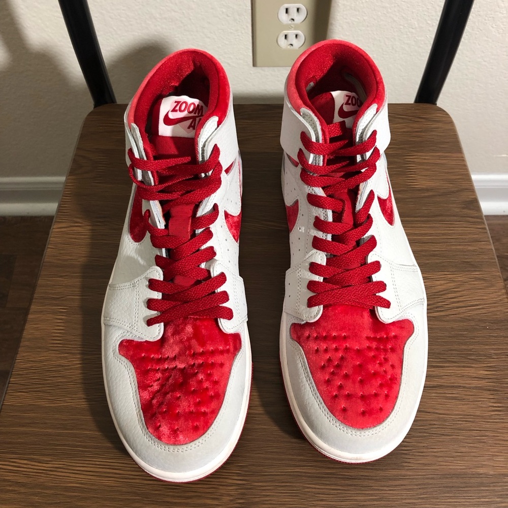 Jordan 1 High Zoom Size 10 Women Shoes Valentine’s Day DV1304 106 Sneakers